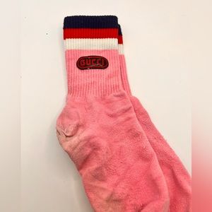PINK GUCCI SOCKS